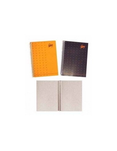 Notebook College Supreme A6/60sheets/5x5 square, spiral on side