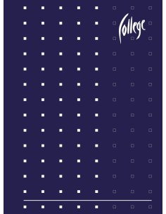 Notebook College Supreme A6/60sheets/5x5 square, spiral on side 2