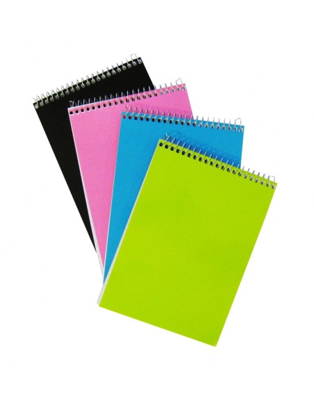 Notebook  A6/60 sheets 5x5 square, spiral on the top