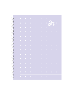 Notebook College Supreme A4/80sheets/5x5 square, spiral on side 2