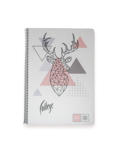 Notebook Smead VIP A4/48sh/ 5x5mm squared, spiral on side