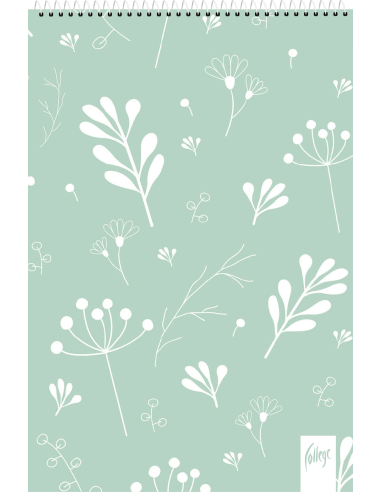 Notebook College Premium A5/80sh/5x5 square, spiral up
