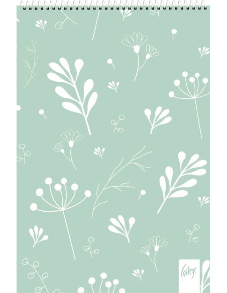 Notebook College Premium A5/80sh/5x5 square, spiral up
