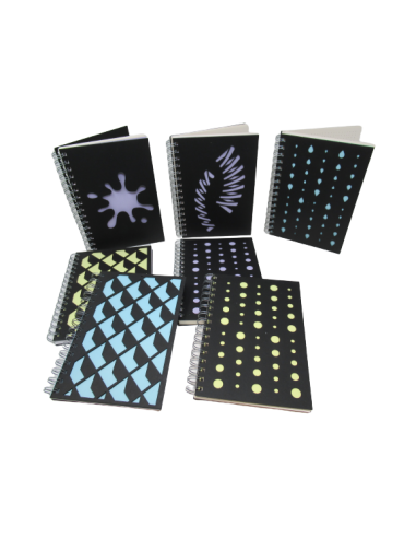 Spiraalplokk College Laser A5/60l, punktid, spiraal pikemal küljel
