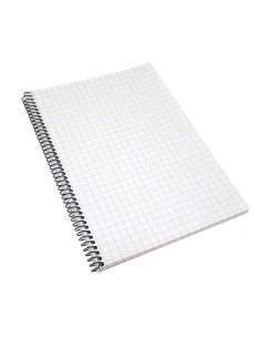 Spiral pad College A5/80sh/7x7square without cover, spiral on long side