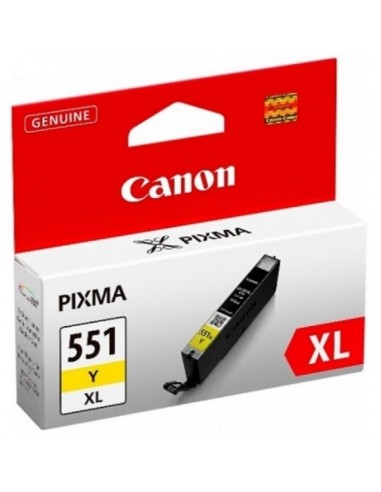 Tindikassett Canon CLI-551XL, Yellow, 11ml