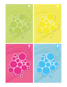 Kirjaplokk College Circles A4/50L/ jooneline,liimköide ülal