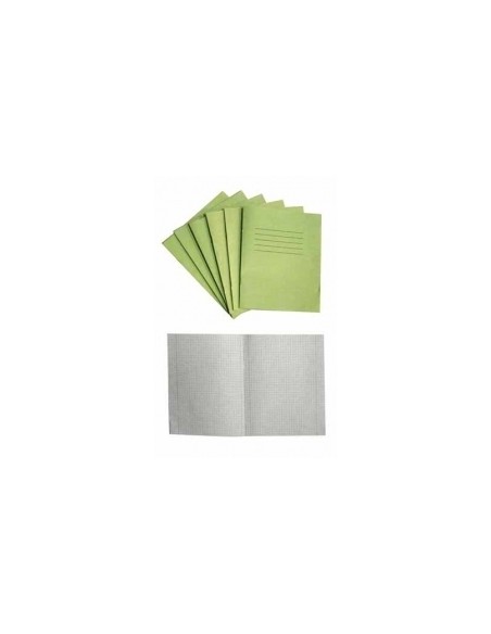 Exercise book KPF 12sh green 5x5 square