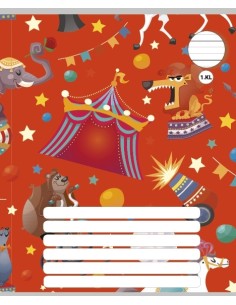 Exercise book LT Premium 165x205/12 sheets, 6 mm lines/guiding line, 1 class 2