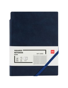 Leather Cover Notebook A5-96 sheets, 80gsm BLACK/BLUE/BROWN