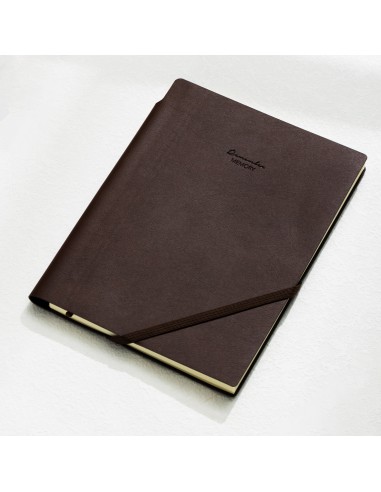 Leather Cover Notebook A5-96 sheets, 80gsm BLACK/BLUE/BROWN