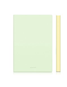 Leather Cover Notebook A5-96 sheets, 80gsm BLUE/GREEN/PINK