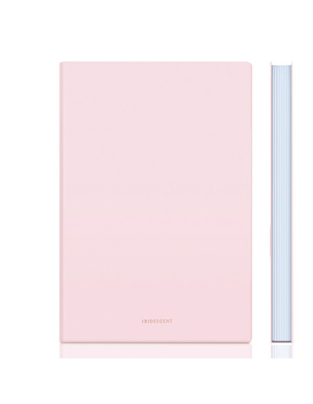 Leather Cover Notebook A5-96 sheets, 80gsm BLUE/GREEN/PINK