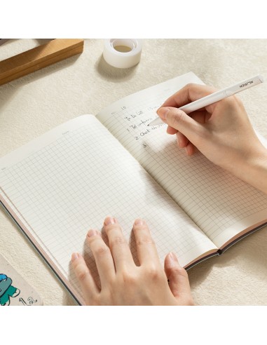 Leather Cover Notebook A5-96 sheets, 80gsm BLUE/GREEN/PINK