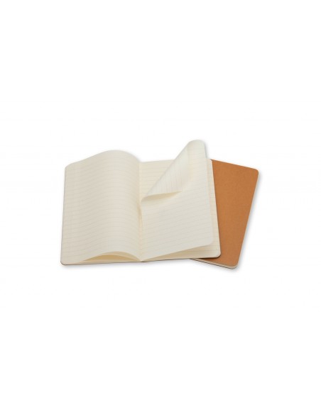 Märkmik Moleskine Evernote 9x14cm, jooneline, pehmed kaaned, 2tk/pk pruun