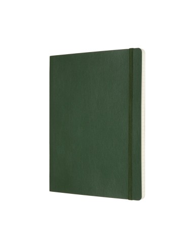 Märkmik Moleskine 19x25cm, joon, pehmed kaaned, roheline