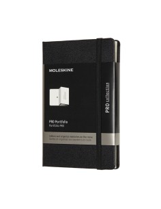 Visiitkaardihoidja Moleskine Pro Portfolio taskusse must
