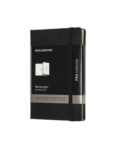 Visiitkaardihoidja Moleskine Pro Portfolio taskusse must