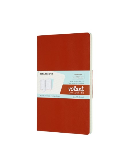 Märkmik Moleskine Volant 13x21cm, jooneline, pehmed kaaned, sinine