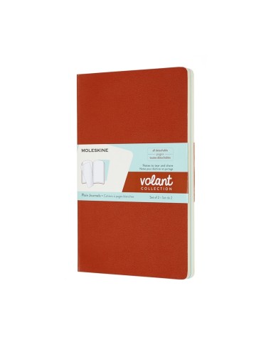 Märkmik Moleskine Volant 13x21cm, valge, pehmed kaaned, sinine