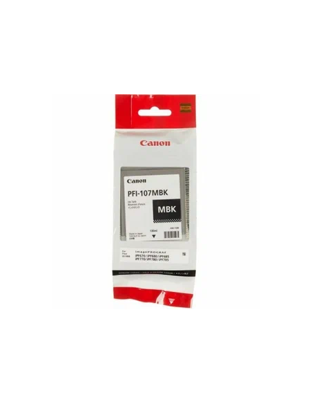 Tindikassett Canon PFI-107MBK, Matte Black, 130ml