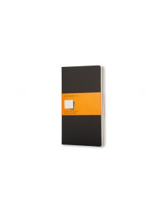 Märkmik Moleskine Cahier 9x14cm, jooneline, pehmed kaaned, must