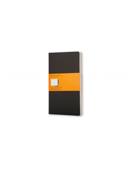 Märkmik Moleskine Cahier 9x14cm, jooneline, pehmed kaaned, must