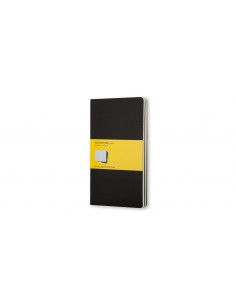 Märkmik Moleskine Cahier 13x21cm, ruuduline, pehmed kaaned, must