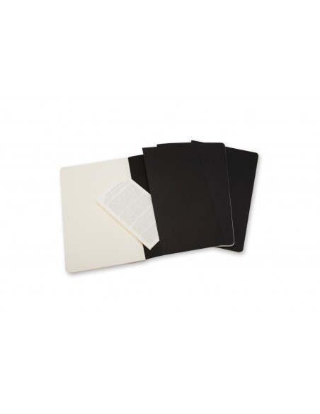 Moleskine Cahier Journal Large Black Plain