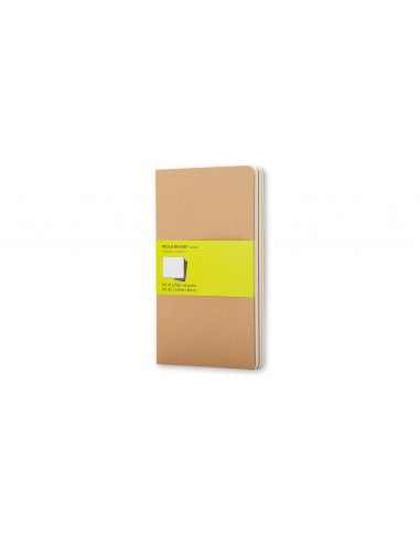 Märkmik Moleskine Cahier 13x21cm, valge, pehmed kaaned, pruun