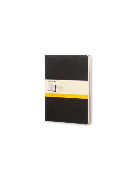Märkmik Moleskine Cahier 19x25cm, ruuduline, pehmed kaaned, must
