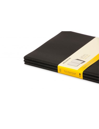 Märkmik Moleskine Cahier 19x25cm, ruuduline, pehmed kaaned, must