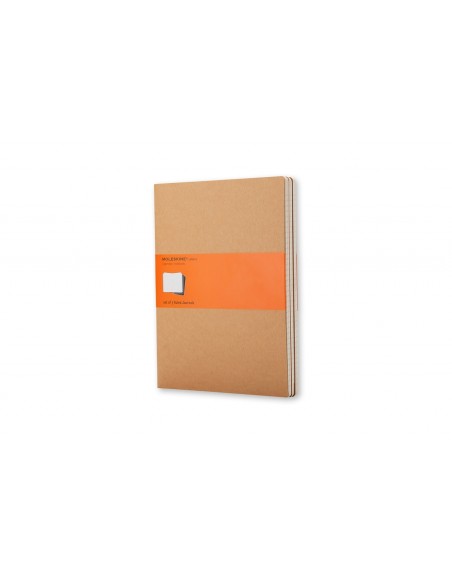 Märkmik Moleskine Cahier 19x25cm, jooneline, pehmed kaaned, pruun
