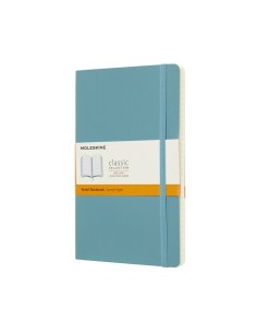 Märkmik Moleskine Classic 13x21cm, jooneline, pehmed kaaned, sinine