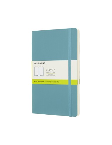Märkmik Moleskine Classic 13x21cm, valge, pehmed kaaned, sinine