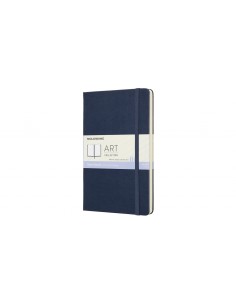 Märkmik Moleskine Sketchbooks A5, valge, kõvad kaaned, sinine