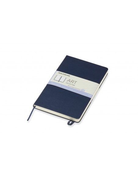 Märkmik Moleskine Sketchbooks A5, valge, kõvad kaaned, sinine