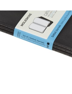 Märkmik Moleskine Cahier 9x14cm, täpiline, pehmed kaaned, must 2