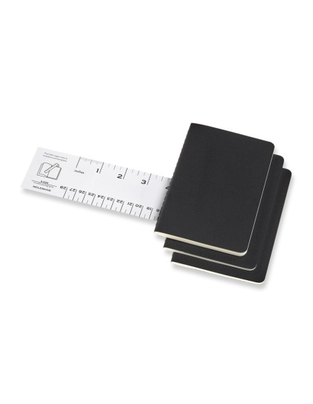 Märkmik Moleskine Cahier 9x14cm, täpiline, pehmed kaaned, must