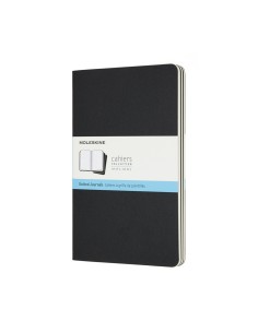 Märkmik Moleskine Cahier 13x21cm, täpiline, pehmed kaaned, must
