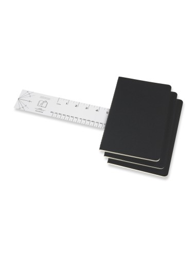 Märkmik Moleskine Cahier 13x21cm, täpiline, pehmed kaaned, must