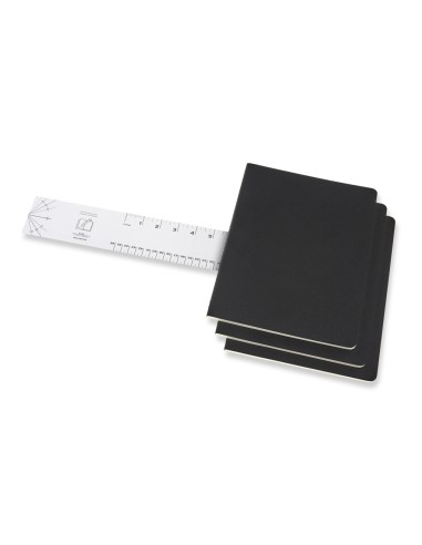 Märkmik Moleskine Cahier 19x25cm, täpiline, pehmed kaaned, must