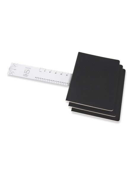 Märkmik Moleskine Cahier 19x25cm, täpiline, pehmed kaaned, must