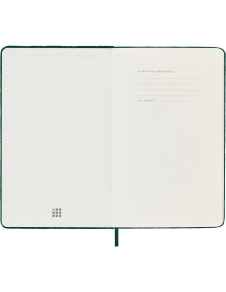 Moleskine Notebook Velvet large ruled Green Box