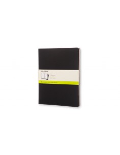 Märkmik Moleskine Cahier 21x30cm, valge, pehmed kaaned, must
