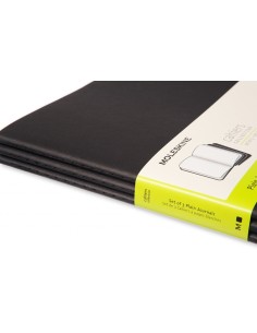 Märkmik Moleskine Cahier 21x30cm, valge, pehmed kaaned, must 2