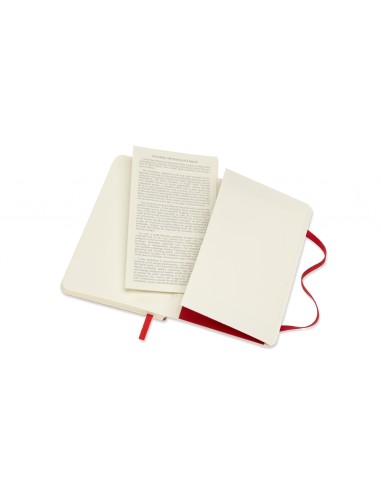 Moleskine Notebook Pocket Plain Scarlet Red Soft