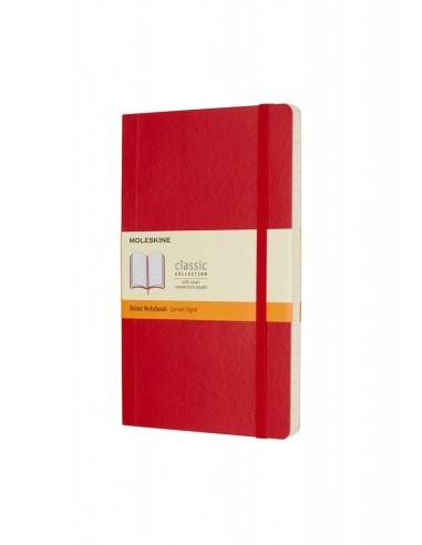 Moleskine Notebook Large Ruled Scarlet Red Soft