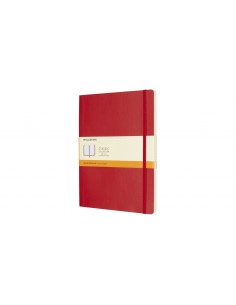 Moleskine Notebook Xl Plain Scarlet Red Soft