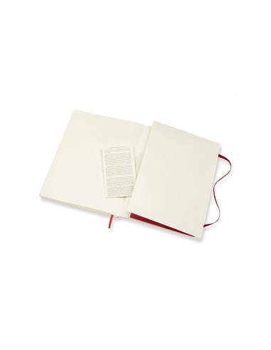 Moleskine Notebook Xl Plain Scarlet Red Soft